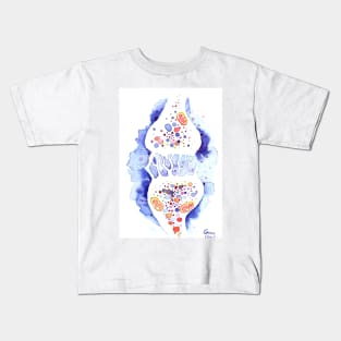 The synapse and the nerve impulse Kids T-Shirt